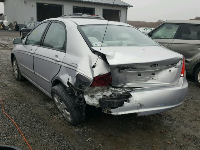 KNAFE122175456356 - 2007 KIA SPECTRA EX SILVER photo 3