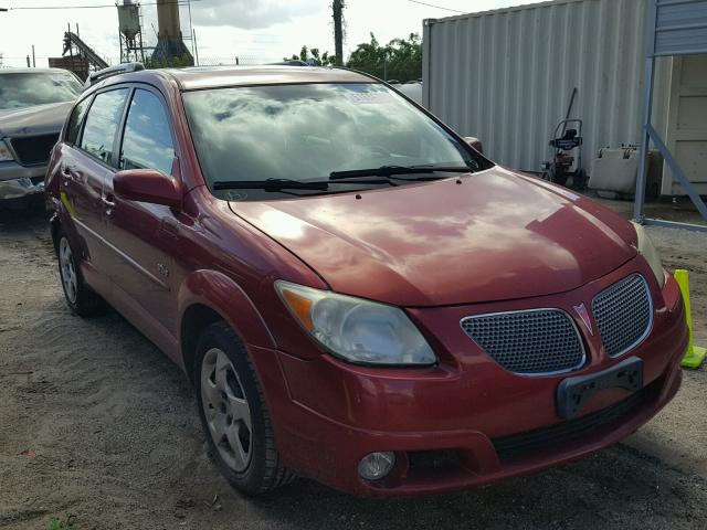 5Y2SL63855Z400952 - 2005 PONTIAC VIBE RED photo 1