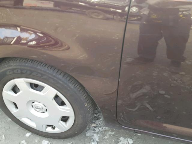 JTLKE50E591079003 - 2009 TOYOTA SCION XB Бордовый фото 9