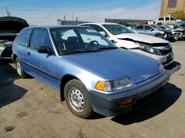 JHMED645XKS004338 - 1989 HONDA CIVIC DX BLUE photo 1