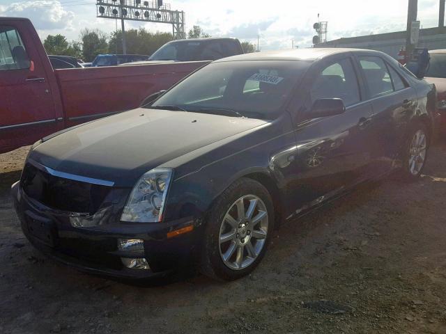 1G6DC67A550196277 - 2005 CADILLAC STS BLUE photo 2