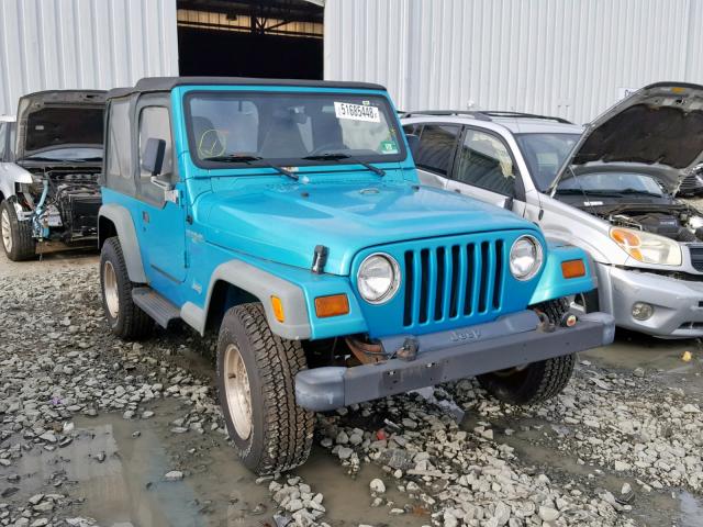 1J4FY19S3VP440347 - 1997 JEEP WRANGLER /, TEAL - price history, history of  past auctions. Prices and Bids history of Salvage and used Vehicles.