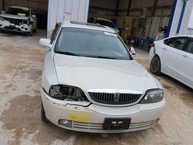 1LNHM87A65Y648550 - 2005 LINCOLN LS CREAM photo 9