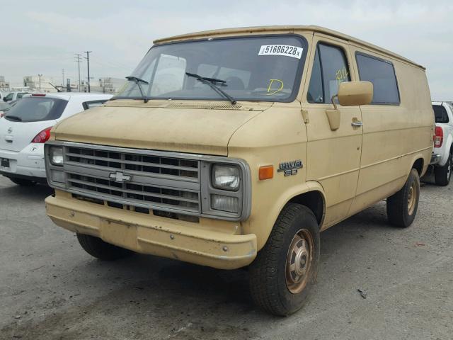 1GCGG35K2K7180243 - 1989 CHEVROLET G30 YELLOW photo 2