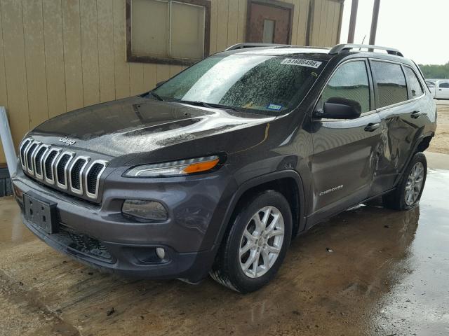 1C4PJLCB5FW695611 - 2015 JEEP CHEROKEE L GRAY photo 2