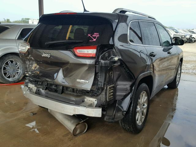 1C4PJLCB5FW695611 - 2015 JEEP CHEROKEE L GRAY photo 4