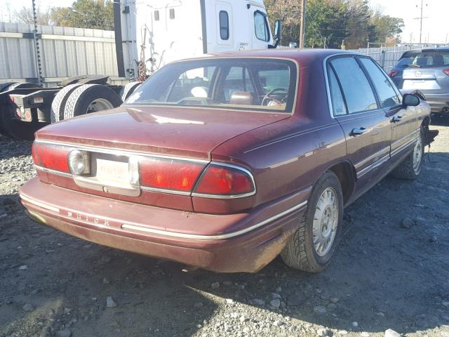 1G4HR52K0WH455134 - 1998 BUICK LESABRE LI MAROON photo 4