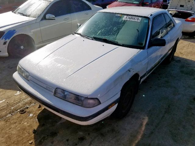 1YVGD31B1L5262616 - 1990 MAZDA MX-6 WHITE photo 2