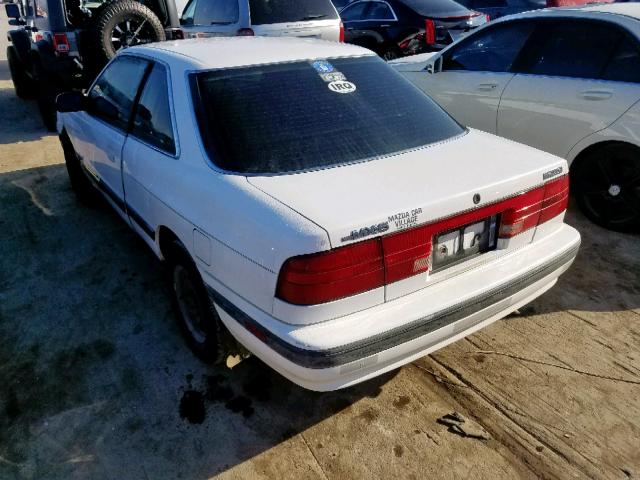 1YVGD31B1L5262616 - 1990 MAZDA MX-6 WHITE photo 3