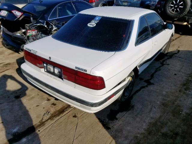 1YVGD31B1L5262616 - 1990 MAZDA MX-6 WHITE photo 4