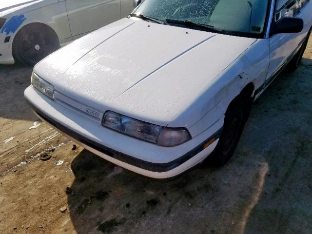 1YVGD31B1L5262616 - 1990 MAZDA MX-6 WHITE photo 9