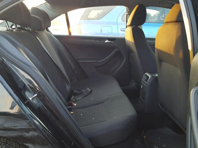 3VW2K7AJ1FM293090 - 2015 VOLKSWAGEN JETTA BASE Սև լուսանկար 6