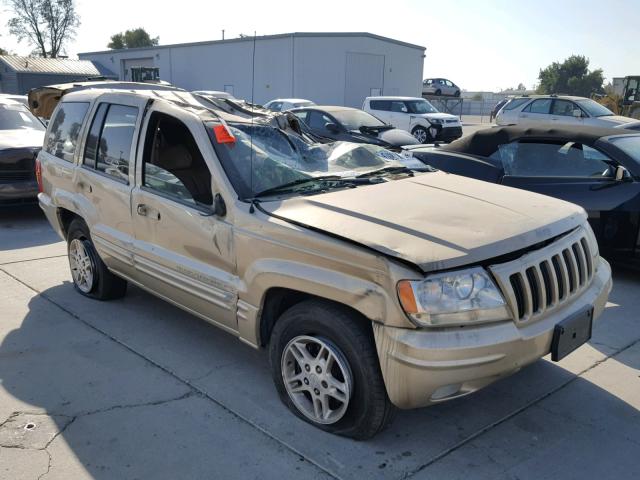 1J4GW68S9XC587436 - 1999 JEEP GRAND CHER BEIGE photo 1