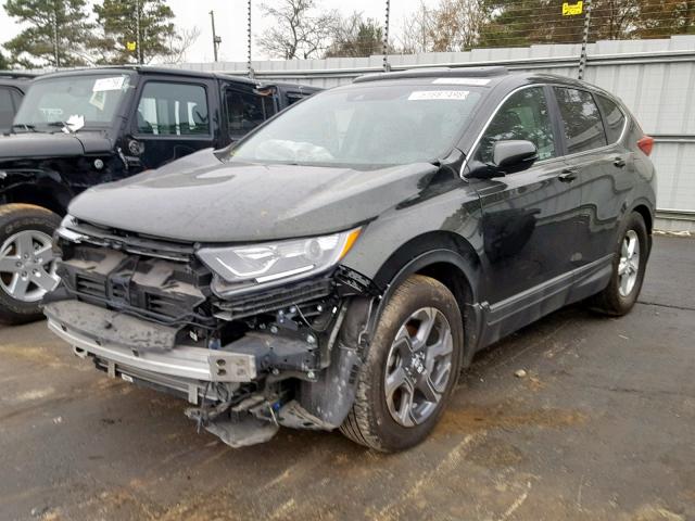 7FARW1H82JE007156 - 2018 HONDA CR-V EXL CHARCOAL photo 2