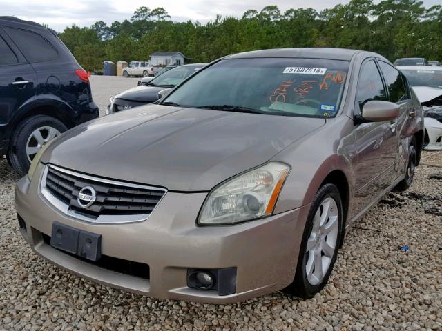 1N4BA41E67C829760 - 2007 NISSAN MAXIMA SE TAN photo 2