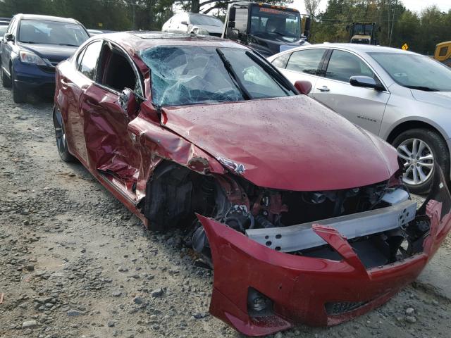 JTHBF5C26B5155528 - 2011 LEXUS IS 250 RED photo 1