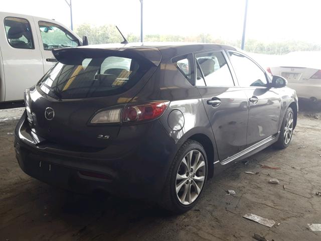 JM1BL1H55A1201717 - 2010 MAZDA 3 S GRAY photo 4