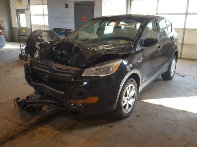 1FMCU0F77DUB60974 - 2013 FORD ESCAPE S BLACK photo 2