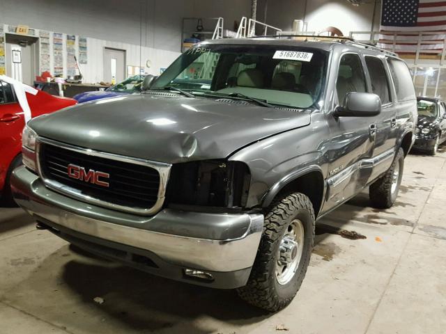 1GKGK26U92R237281 - 2002 GMC YUKON XL K GRAY photo 2