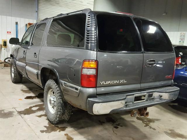 1GKGK26U92R237281 - 2002 GMC YUKON XL K GRAY photo 3