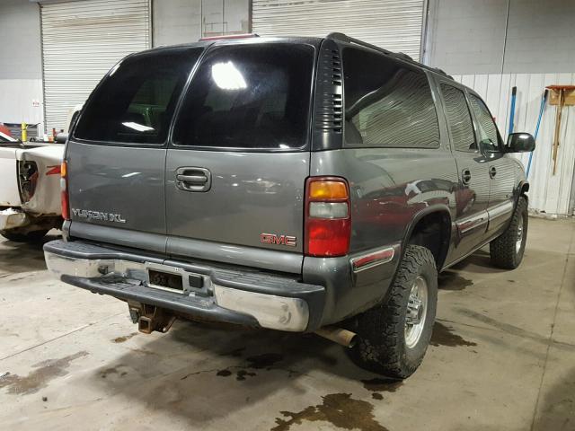 1GKGK26U92R237281 - 2002 GMC YUKON XL K GRAY photo 4