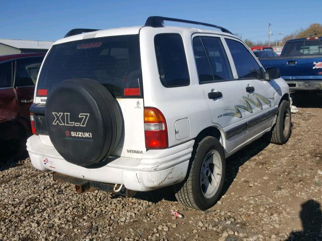 2S3TE52V5Y6103486 - 2000 SUZUKI VITARA JS WHITE photo 4