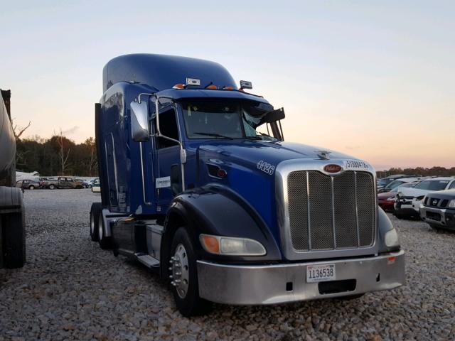 1XPHDP9X6CD146480 - 2012 PETERBILT 386 BLUE photo 1