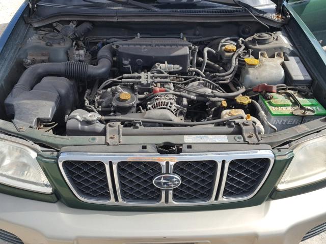 JF1SF65512H708878 - 2002 SUBARU FORESTER S GREEN photo 7