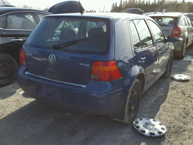 9BWEL21J174010948 - 2007 VOLKSWAGEN CITY GOLF BLUE photo 4