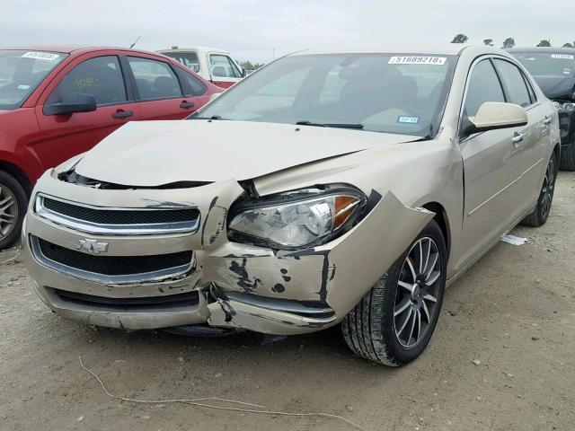 1G1ZC5E09CF281617 - 2012 CHEVROLET MALIBU 1LT GOLD photo 2