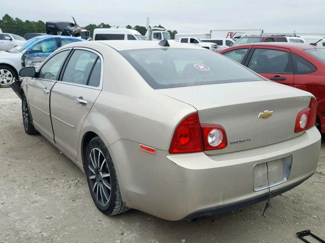 1G1ZC5E09CF281617 - 2012 CHEVROLET MALIBU 1LT GOLD photo 3