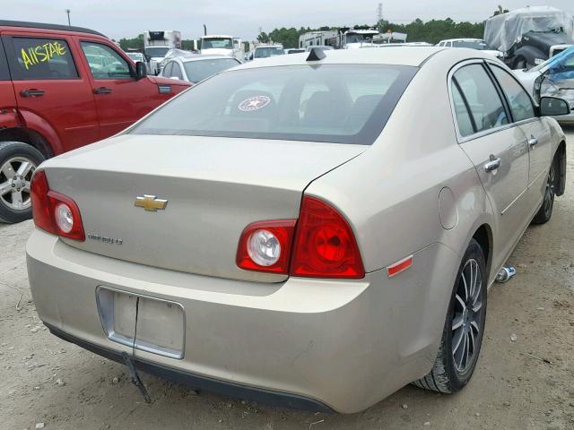 1G1ZC5E09CF281617 - 2012 CHEVROLET MALIBU 1LT GOLD photo 4