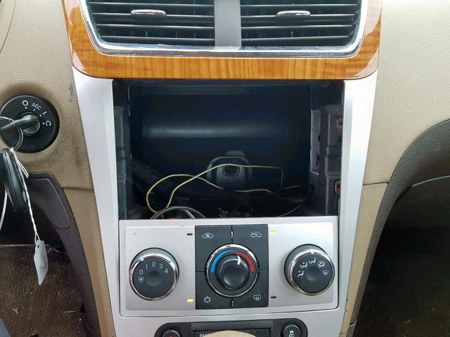 1G1ZC5E09CF281617 - 2012 CHEVROLET MALIBU 1LT GOLD photo 9