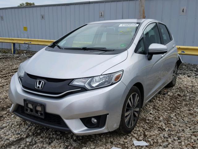 3HGGK5H83FM775657 - 2015 HONDA FIT EX SILVER photo 2