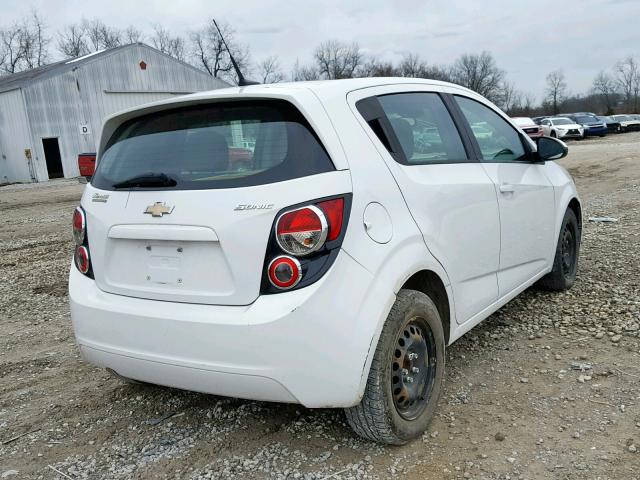 1G1JA6SH6D4119539 - 2013 CHEVROLET SONIC LS 白色 照片 4