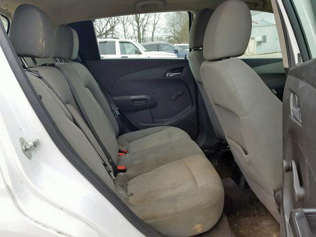 1G1JA6SH6D4119539 - 2013 CHEVROLET SONIC LS 白色 照片 6
