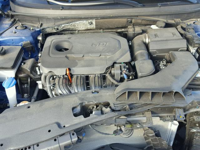 5NPE34AF7JH650293 - 2018 HYUNDAI SONATA SPO BLUE photo 7