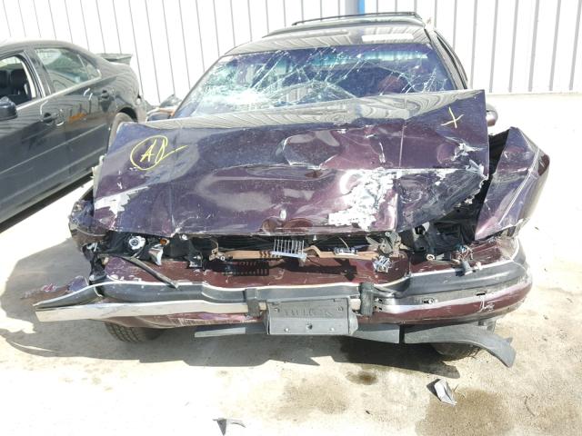 1G4BR82P9SR406506 - 1995 BUICK ROADMASTER MAROON photo 9