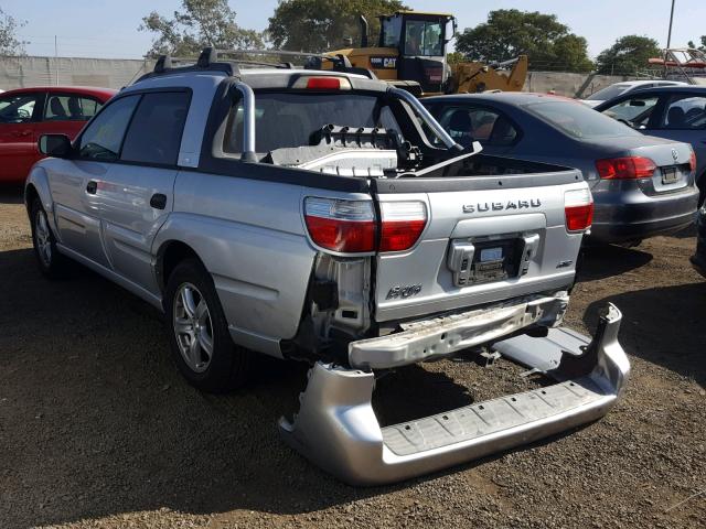 4S4BT62CX67106395 - 2006 SUBARU BAJA SPORT SILVER photo 3