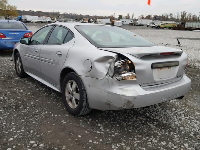2G2WP522151180204 - 2005 PONTIAC GRAND PRIX SILVER photo 3
