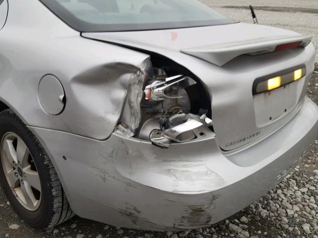 2G2WP522151180204 - 2005 PONTIAC GRAND PRIX SILVER photo 9