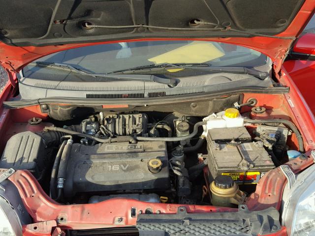KL1TD56638B077186 - 2008 CHEVROLET AVEO BASE Qırmızı foto 7
