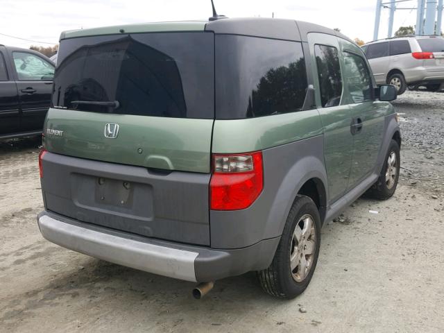 5J6YH28685L011022 - 2005 HONDA ELEMENT EX GREEN photo 4