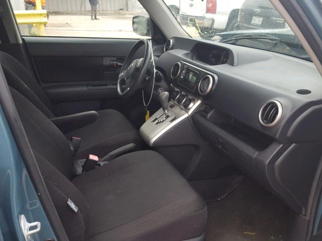 JTLKE50E781001143 - 2008 TOYOTA SCION XB BLUE photo 5