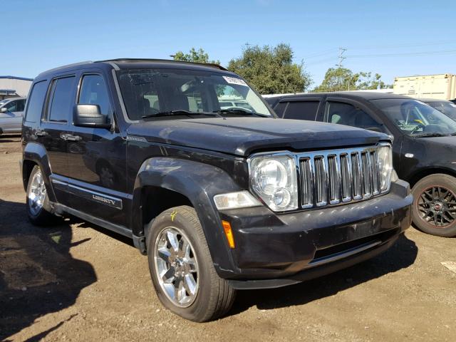 1J8GP58K88W119817 - 2008 JEEP LIBERTY LI BLACK photo 1