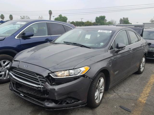 3FA6P0SU0GR320814 - 2016 FORD FUSION TIT GRAY photo 2