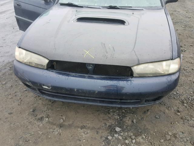 4S3BD4358W6205390 - 1998 SUBARU LEGACY L BLUE photo 7