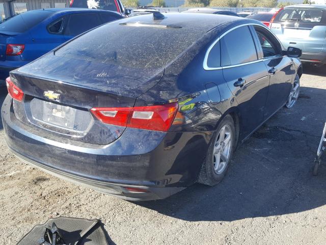1G1ZB5ST6HF151108 - 2017 CHEVROLET MALIBU LS BLUE photo 4