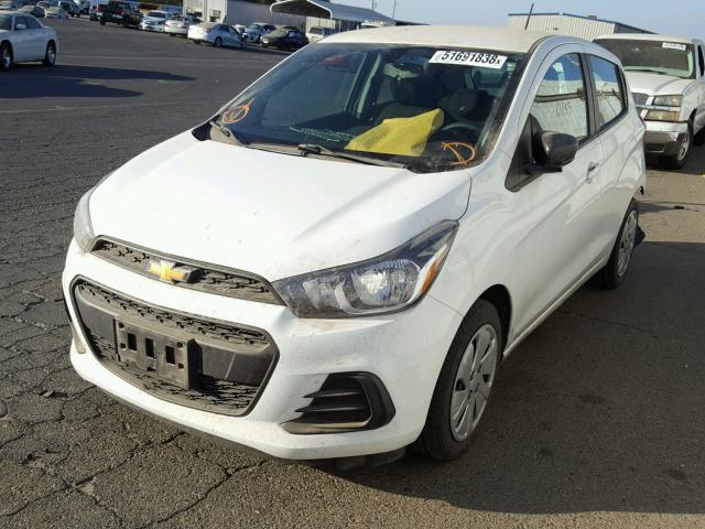 KL8CB6SA5GC591878 - 2016 CHEVROLET SPARK LS WHITE photo 2