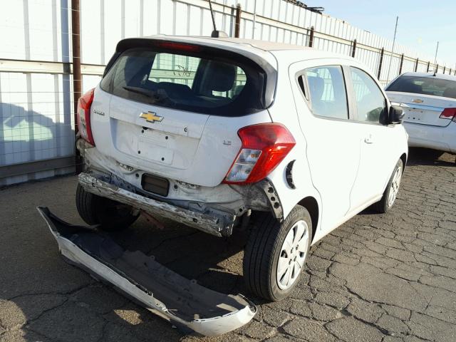 KL8CB6SA5GC591878 - 2016 CHEVROLET SPARK LS WHITE photo 4